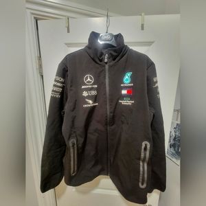 Official Mercedes AMG Petronas Motorspo F1 Team Lightweight Padded Jacket Size M